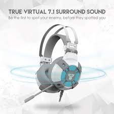 computadoras y laptops - audifonos con microfonos Headset 7.1 Gaming con cancelación de ruido F 0