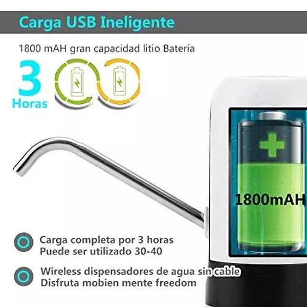 electrodomesticos - Dispensador De Agua, Extractor, Recargable, Botellon SURTIDOR BEBEDERO 4