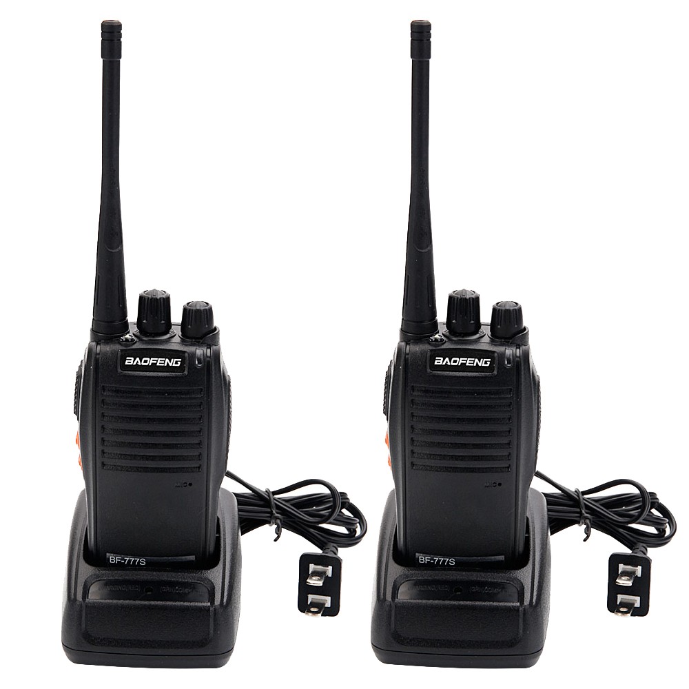 otros electronicos - 2 DOS Radios De Comunicacion Baofeng, DOS PIEZAS Con Auriculares WALKIE TALKIE 3