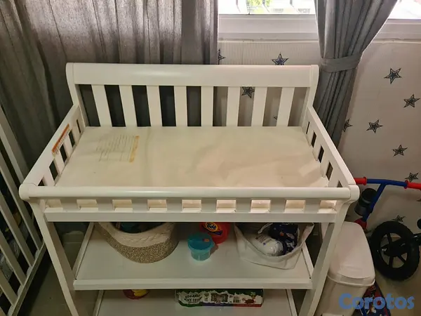 muebles - Cuna/cama más cambiador para bebé  9