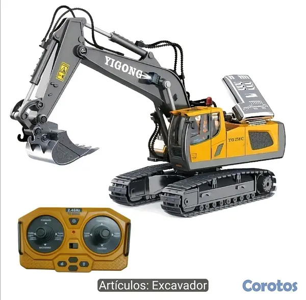 juguetes - Excavador de control remoto 8