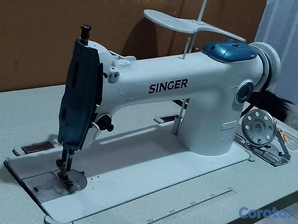 arte y antigüedades - Máquina Singer Plana  7