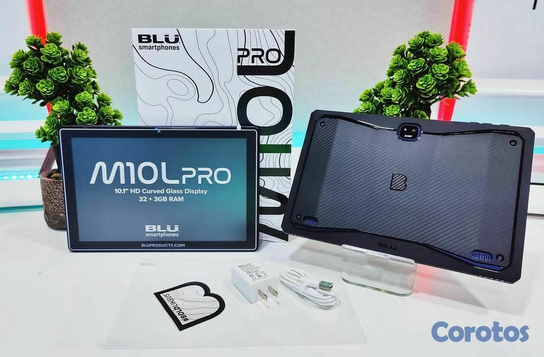 celulares y tabletas -  TABLET BLU PRO 10 PULGADA TRAE COVER Y PROTECTOR