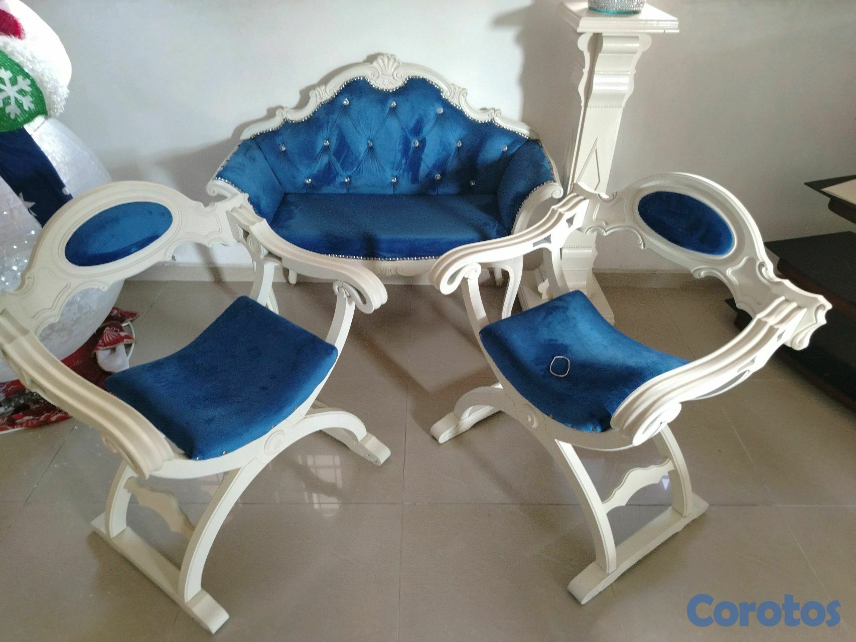 muebles y colchones - JUEGO DE BUTACAS ITALIANO 3