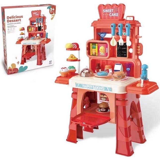 juguetes - Juego de cocina para niñas 47 piezas Nueva