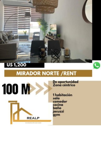 apartamentos - Apartamento amueblado  1hab
