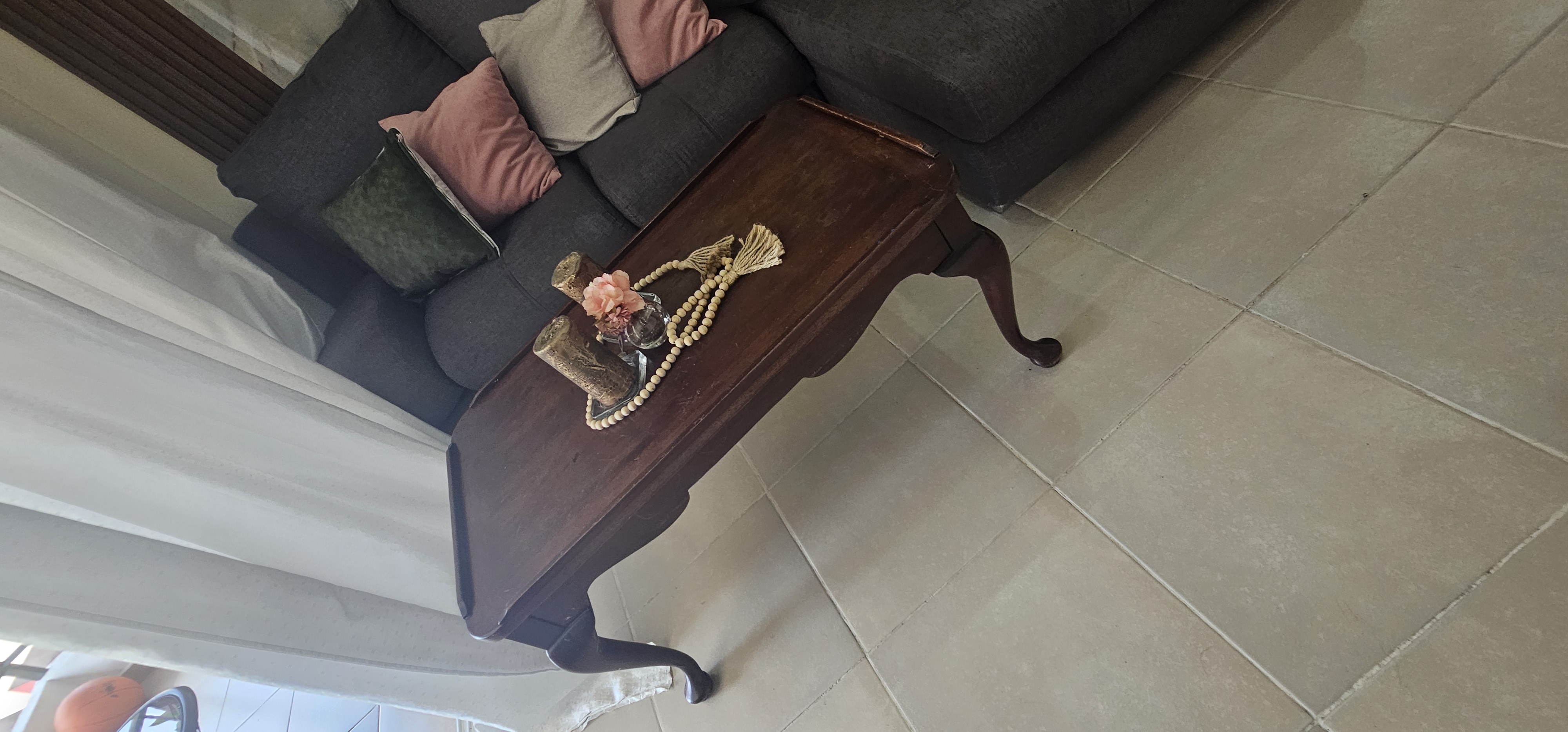 muebles y colchones - mesa caoba vicentenaria  1