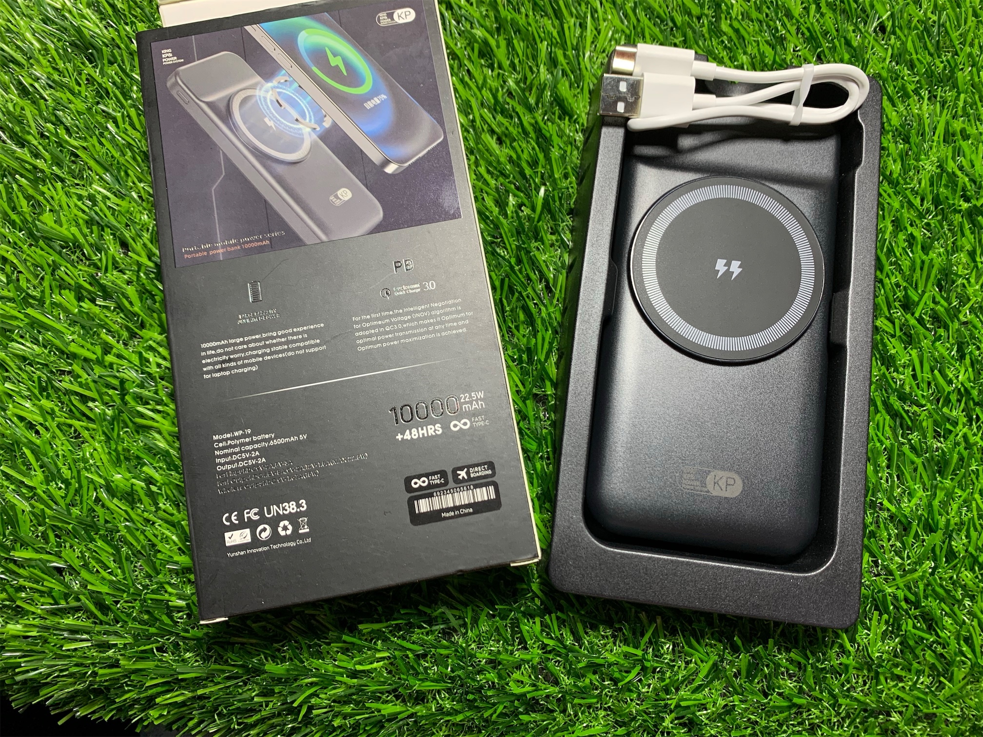celulares y tabletas - Cargador portátil inalámbrico 10000 mah 1