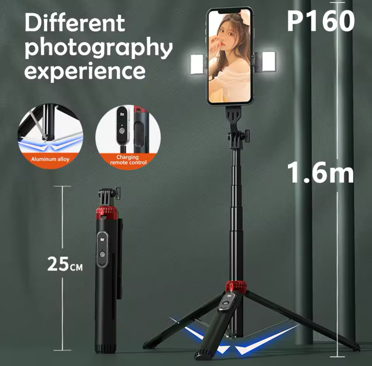 celulares y tabletas - tripode palo de selfi  4