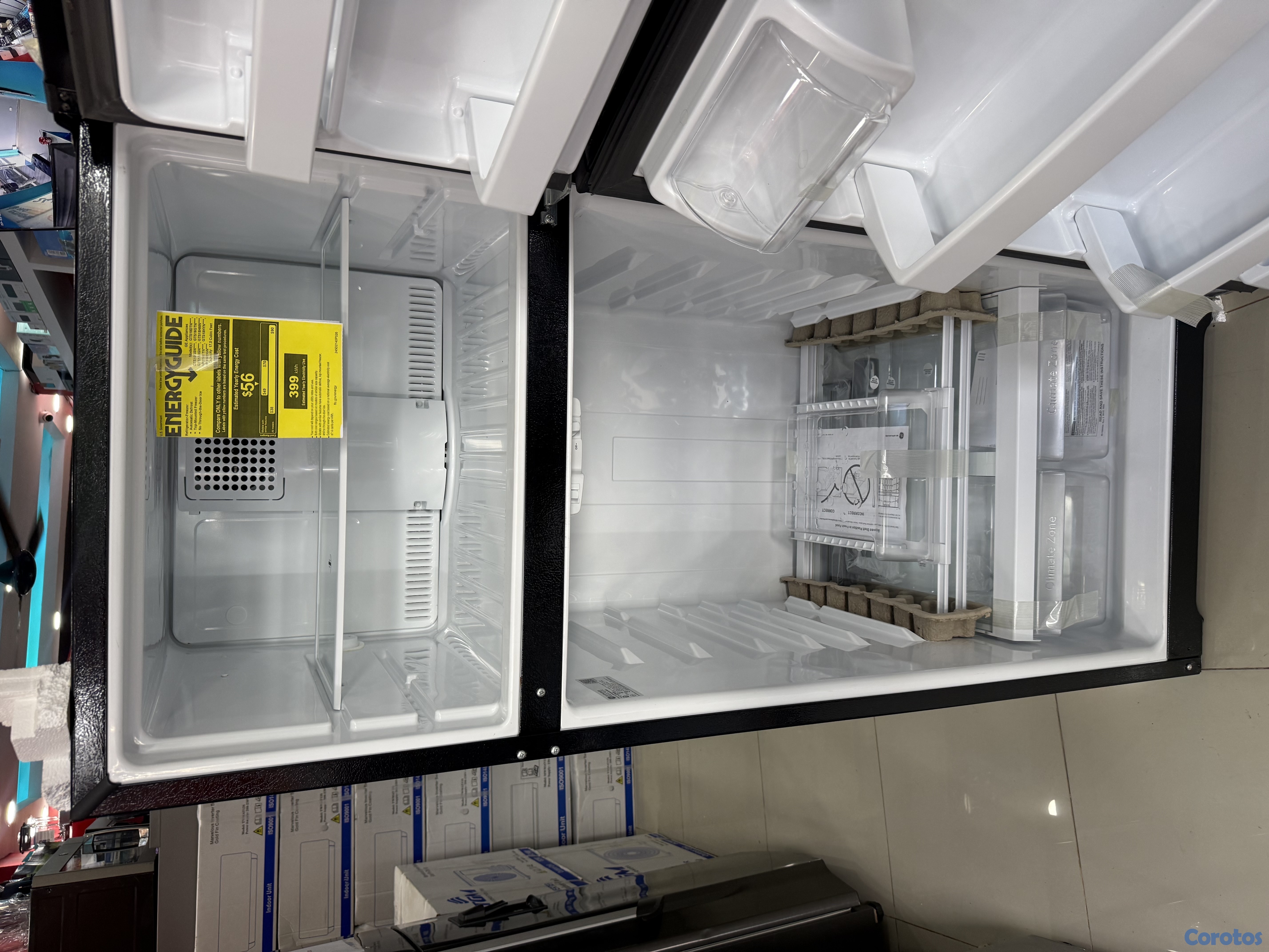 electrodomesticos - Nevera General Electric Negra Nueva 2