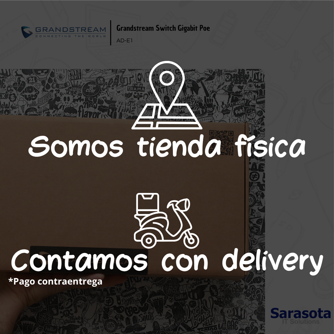 accesorios para electronica - Grandstream Switch Gigabit Poe 8 Puertos GWN7801P  3
