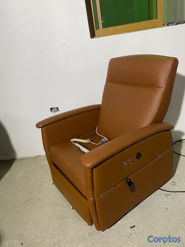 muebles y colchones - sillón reclinable eléctrico  2