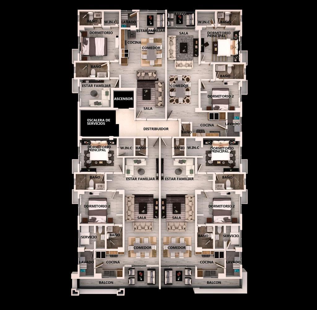 apartamentos - Apartamento de 2 Habitaciones en Urbanización Tropical 5