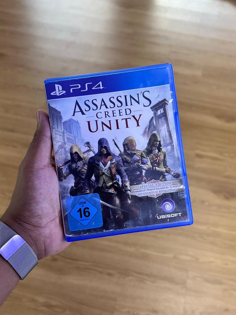 consolas y videojuegos - ASSASSIN'S CREED UNITY PS4 - TIENDA FISICA