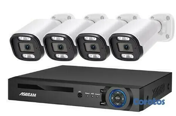 camaras y audio - kit de 4 camara de seguridad 2