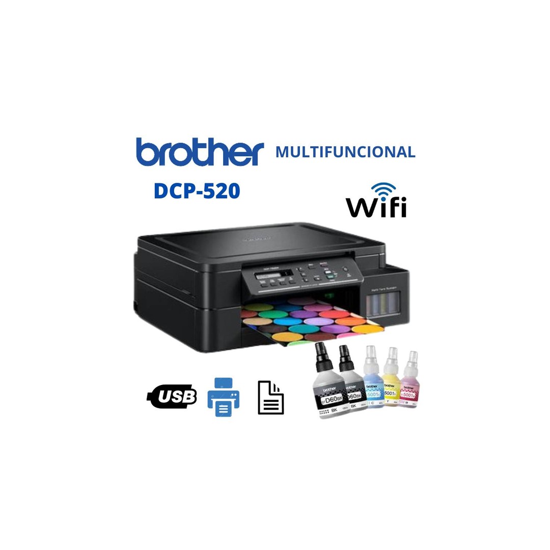 impresoras y scanners - Brother 520W Impresora Wifi Multifunción 