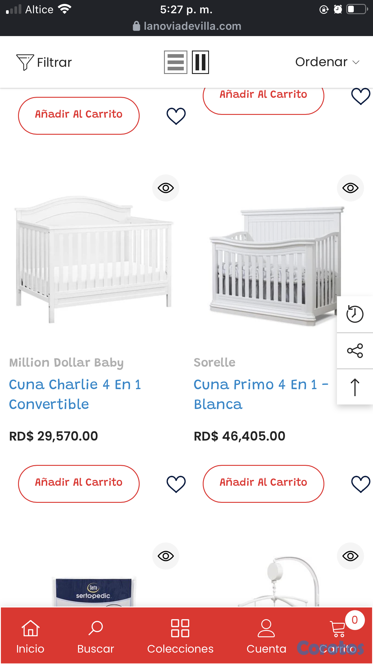 coches y sillas - Cuna 1