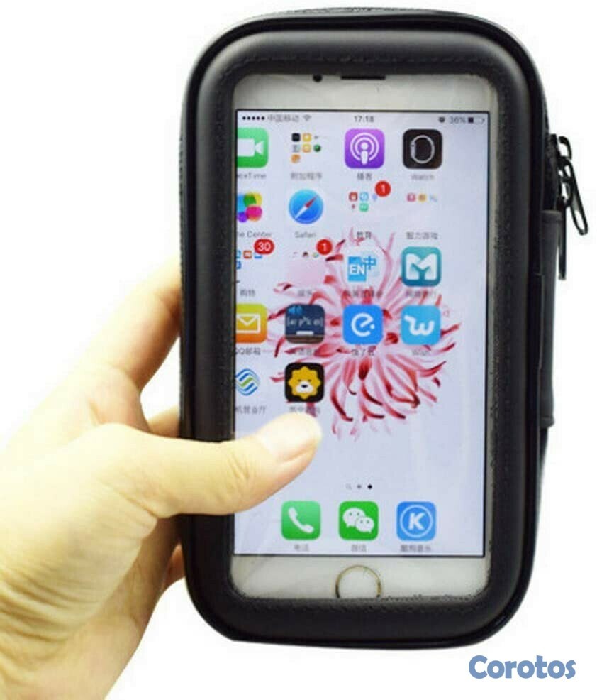 bicicletas y accesorios - Soporte para teléfono impermeable para motor o bicicleta 2