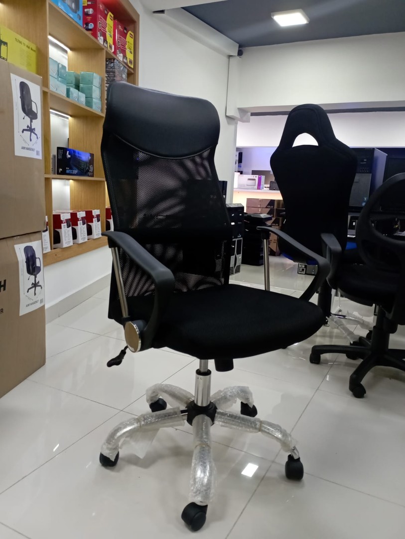 muebles y colchones - SILLON PRESIDENCIAL AM160GEN46 NEGRO QZY-2501 (TURIN)