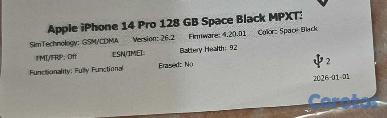 celulares y tabletas - IPHONE 14 PRO 2