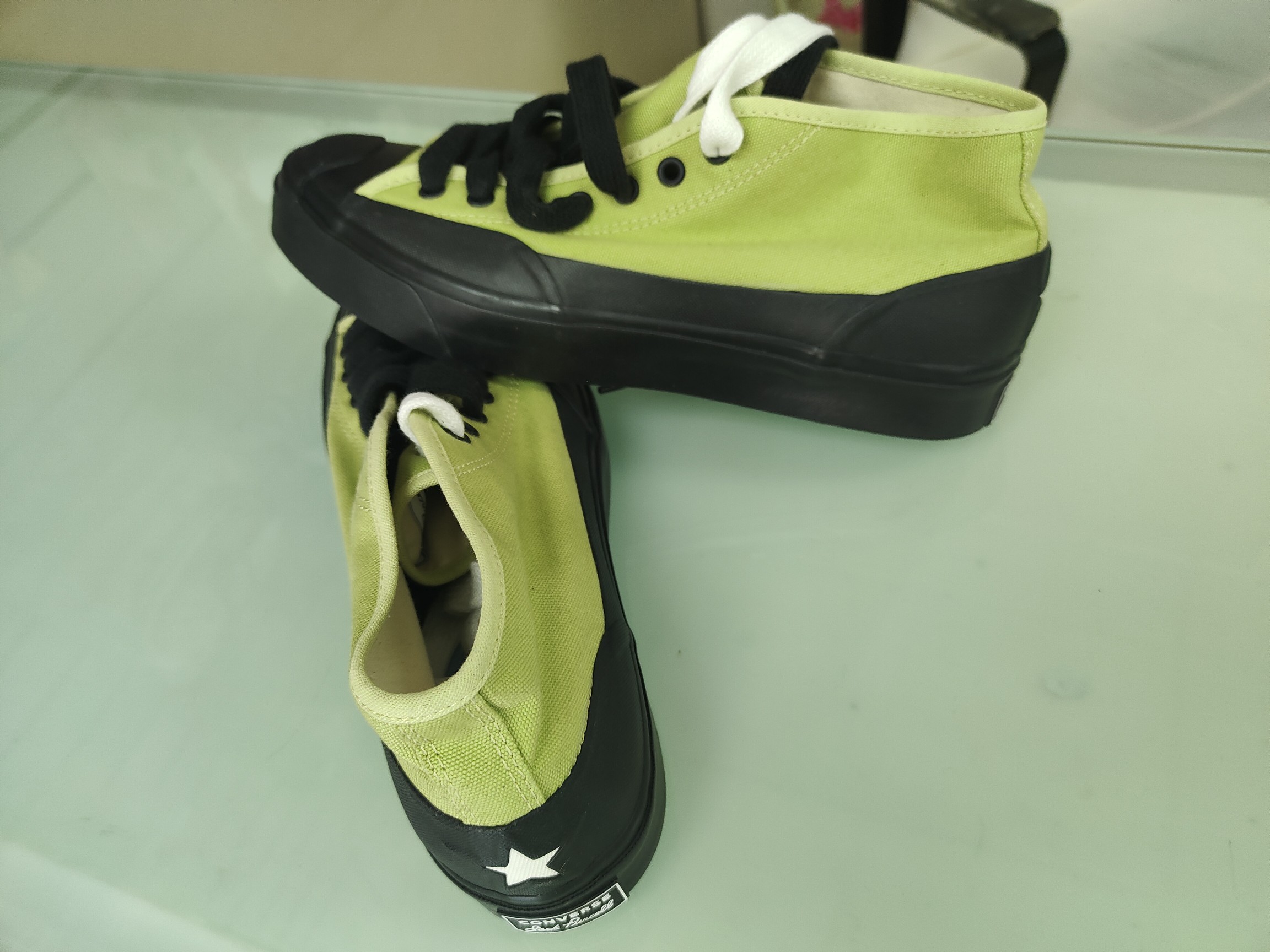 zapatos para hombre - Converse x ASAP Nast Jack Purcell Chukka Mid 164663C Beechnut Olive Black Dark