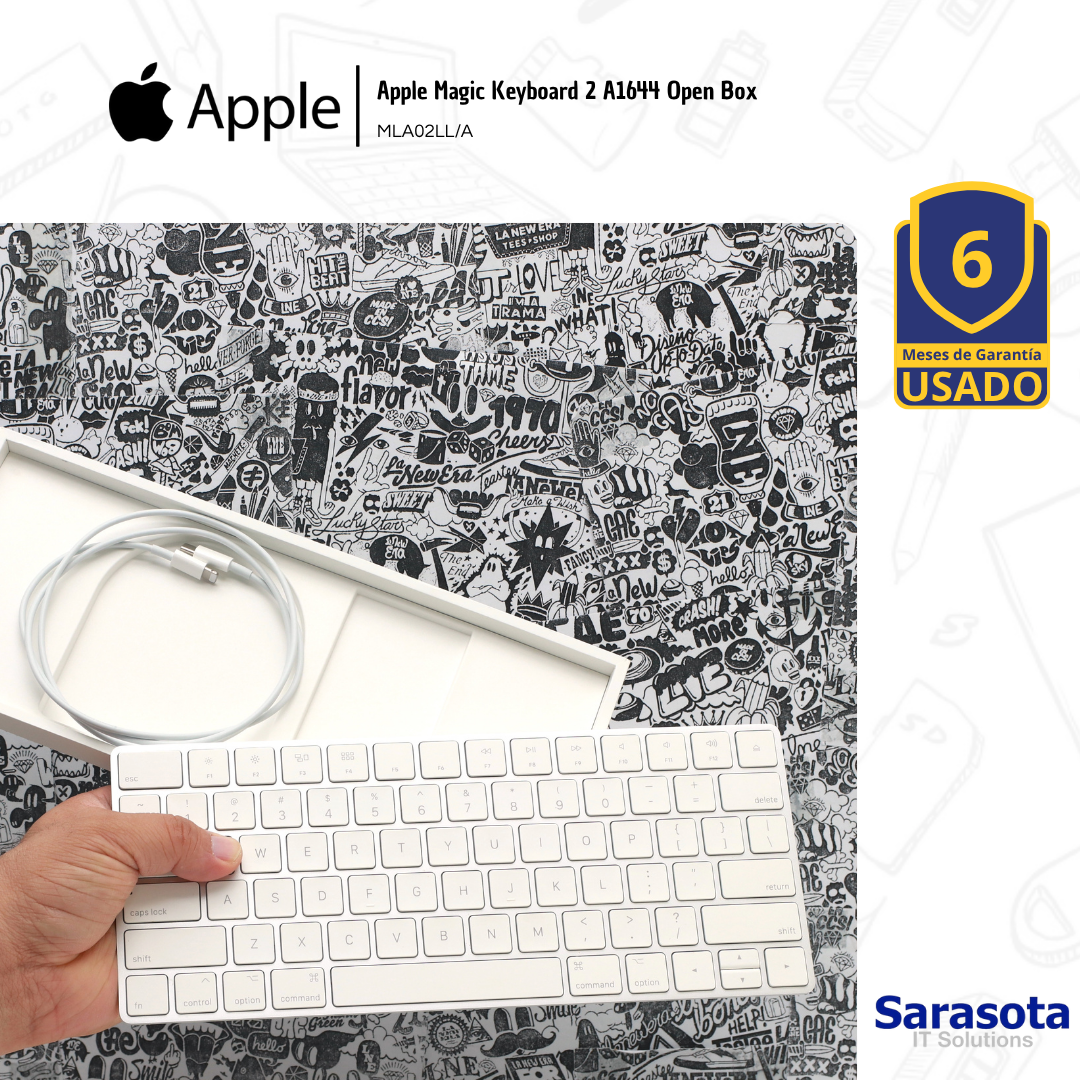 accesorios para electronica - Apple Magic Keyboard 2 A1644 Open Box 1
