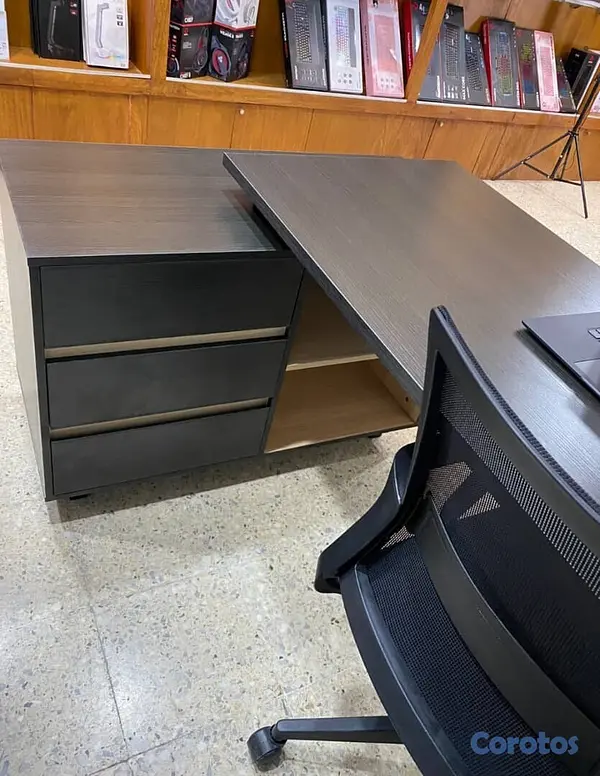 articulos de oficina - Escritorio en L de Madera 2