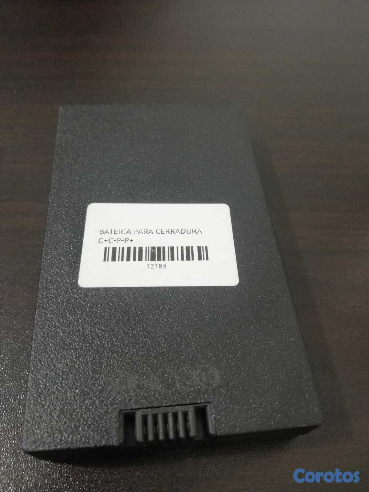 otros electronicos - BATERIA RECARGABLE PARA CERRADURA SMART C+C-P-P+  2