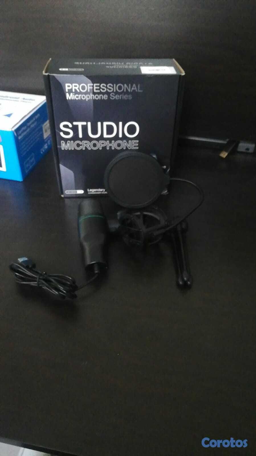 camaras y audio - KIT DE MICROFONO CONDENSADOR PARA MESA PJ-24 1