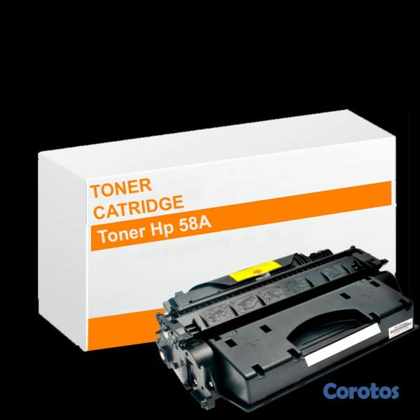 impresoras y scanners - TONER GENERICO 58A con chip  TOTALMENTE NUEVO PARA  HP 58A - CF258A - 1