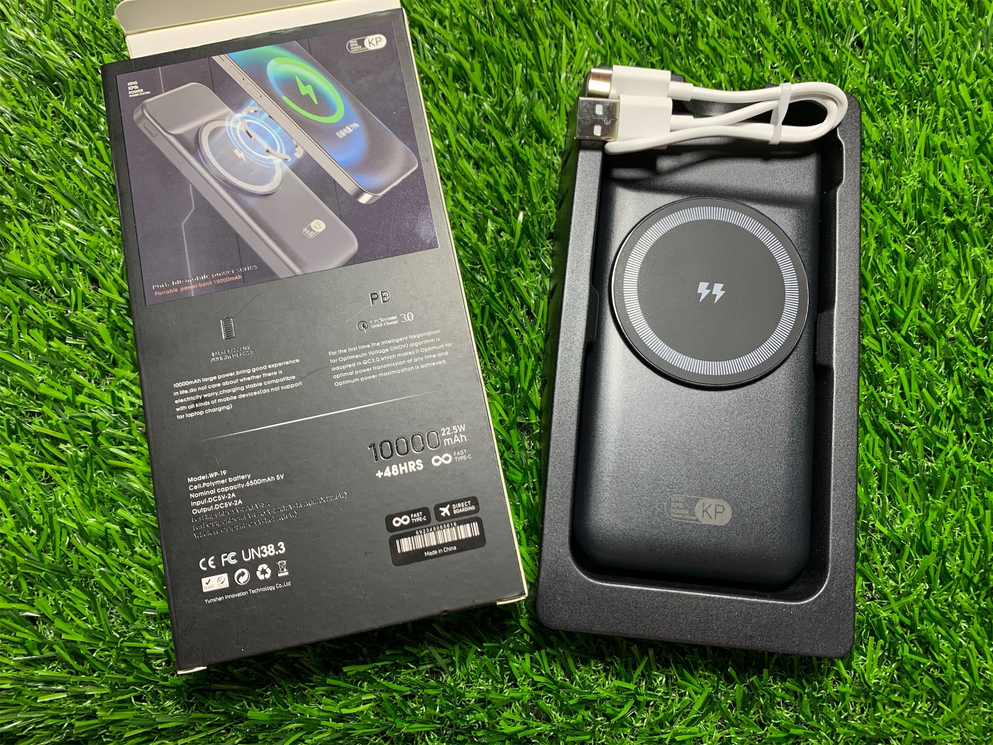 celulares y tabletas - Cargador portátil inalámbrico 10000 mah 2