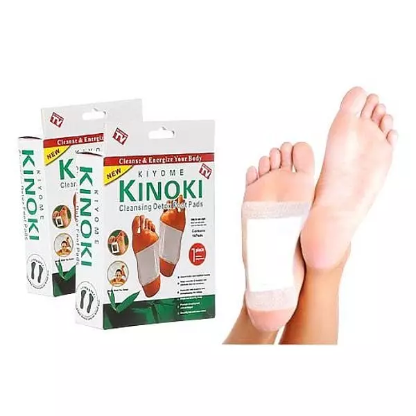 salud y belleza - 10 Parches Desintoxicantes Para Pies Kiyome Kinoki 2