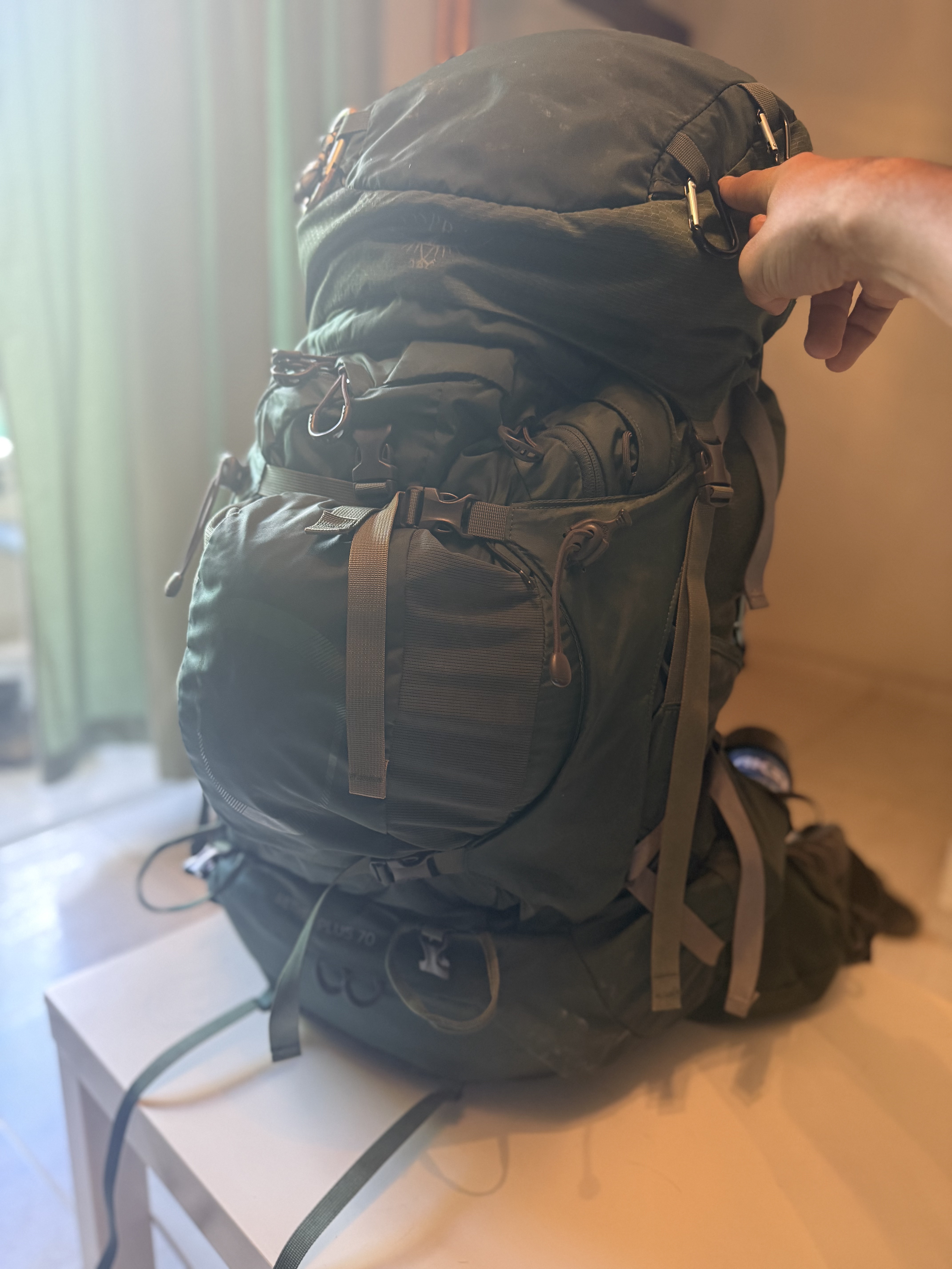 Artículos Deportivos - Mochila de Backpacking Osprey Aether Plus 70L 2