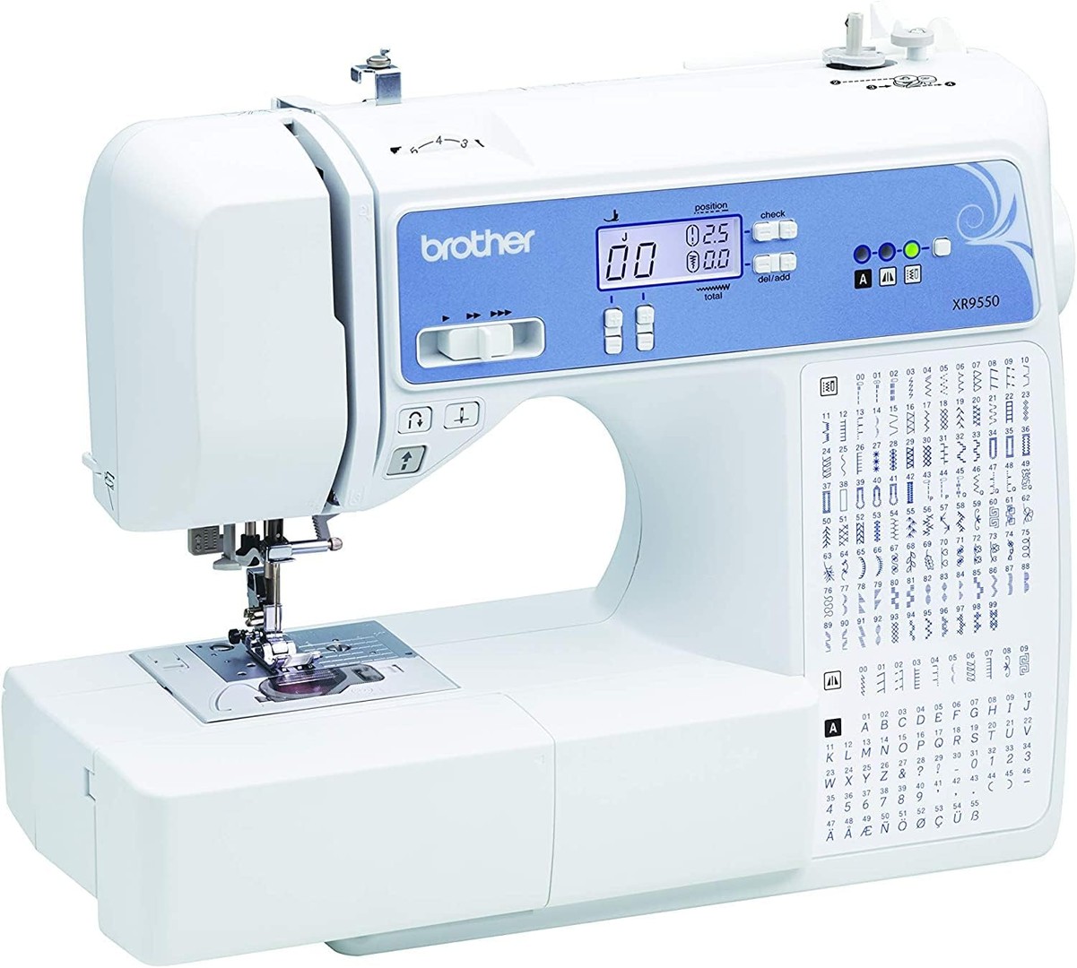 electrodomesticos - Brother XR9550 Máquina de coser y acolchar, computarizada pantalla LCD  7
