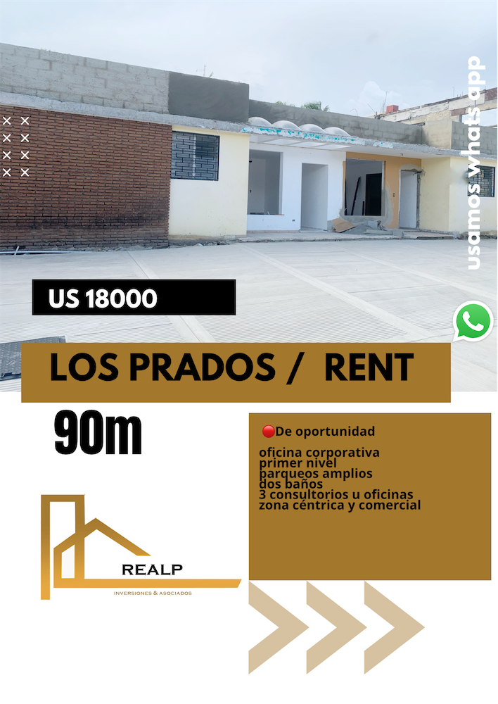 oficinas y locales comerciales - Local en primer nivel prados 0