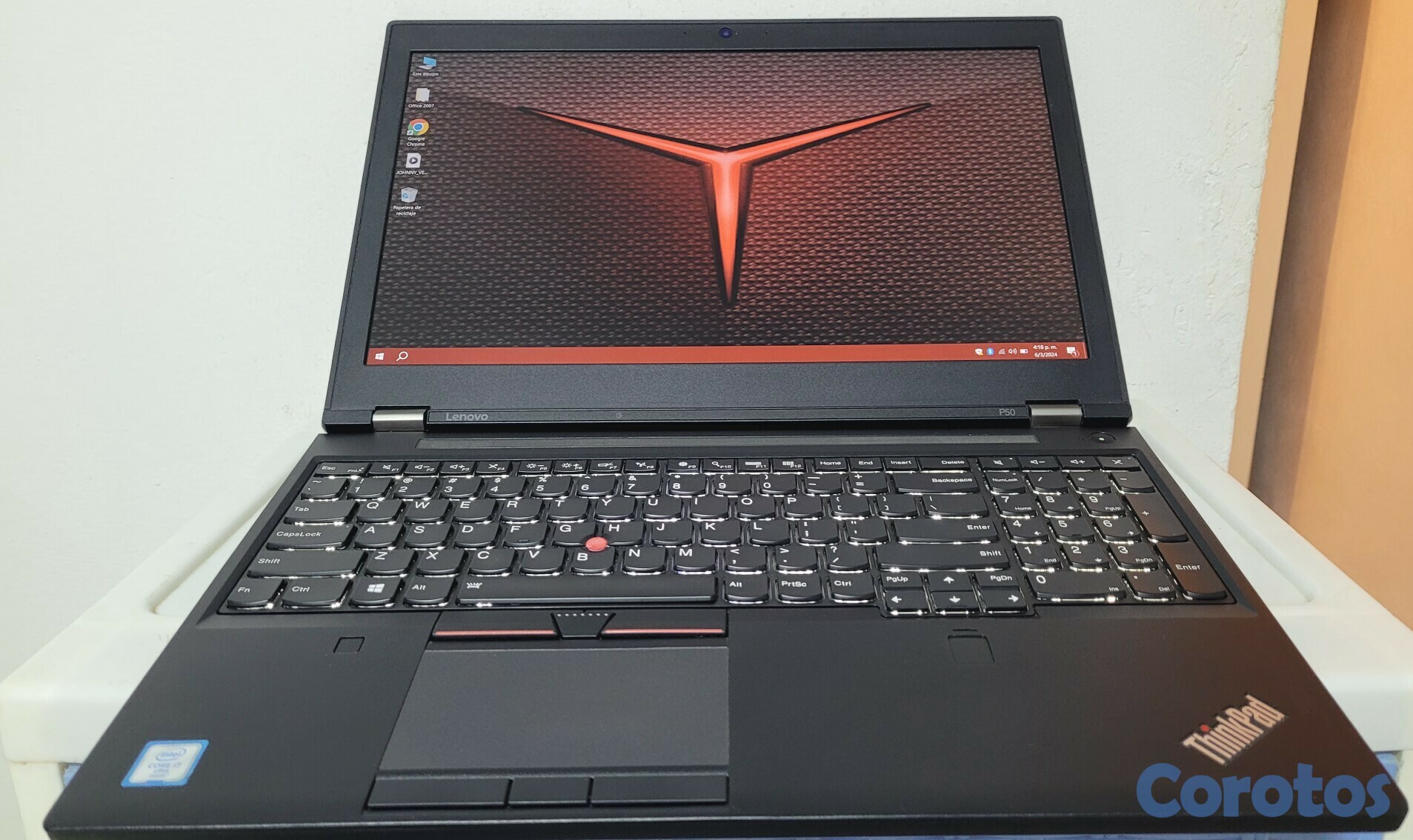 computadoras y laptops - Lenovo Gamer 17 Pulg Core i7 Ram 16gb Disco 1tb SSD Nvidea Quadro 4gb Dedicada 1