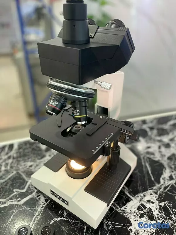 equipos profesionales - Microscopio biologico profesional para laboratorio 40X~1600X Microscopio clinico 3