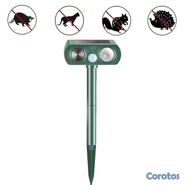 animales y mascotas - Repelente Solar Ultrasonico para Animales Sensor d 1