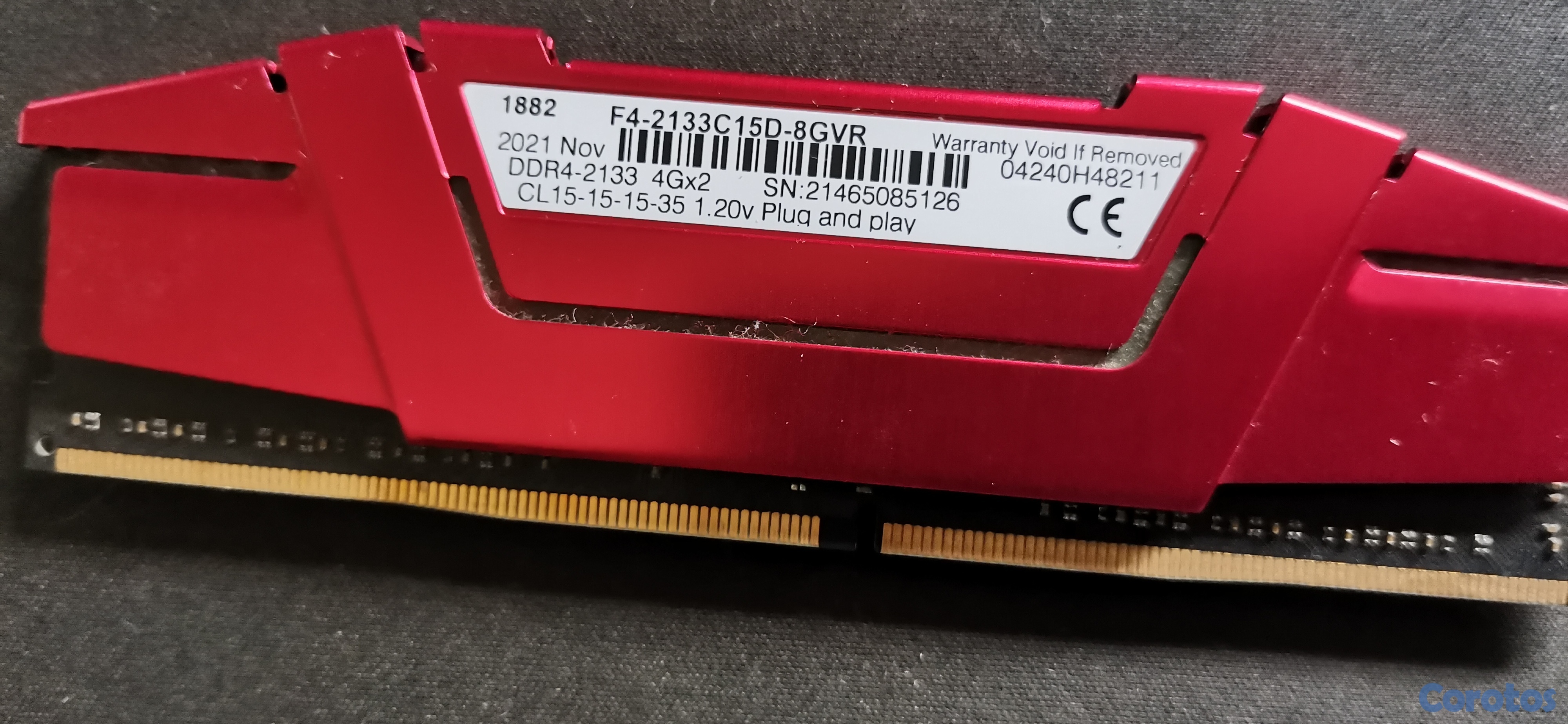 computadoras y laptops - MEMORIA RAM DDR4 8GB 2