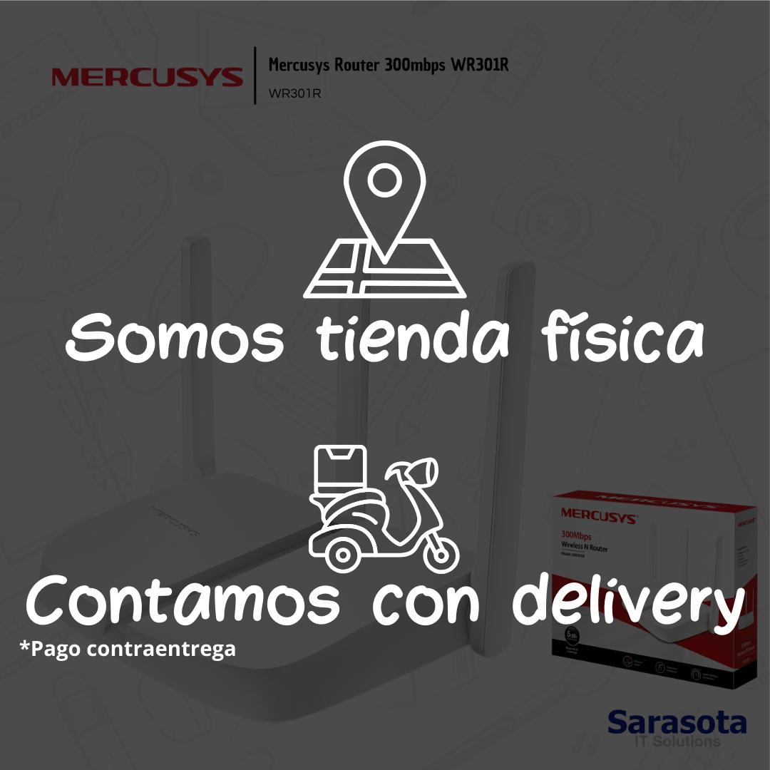 accesorios para electronica - Mercusys Router 300mbps WR301R 1