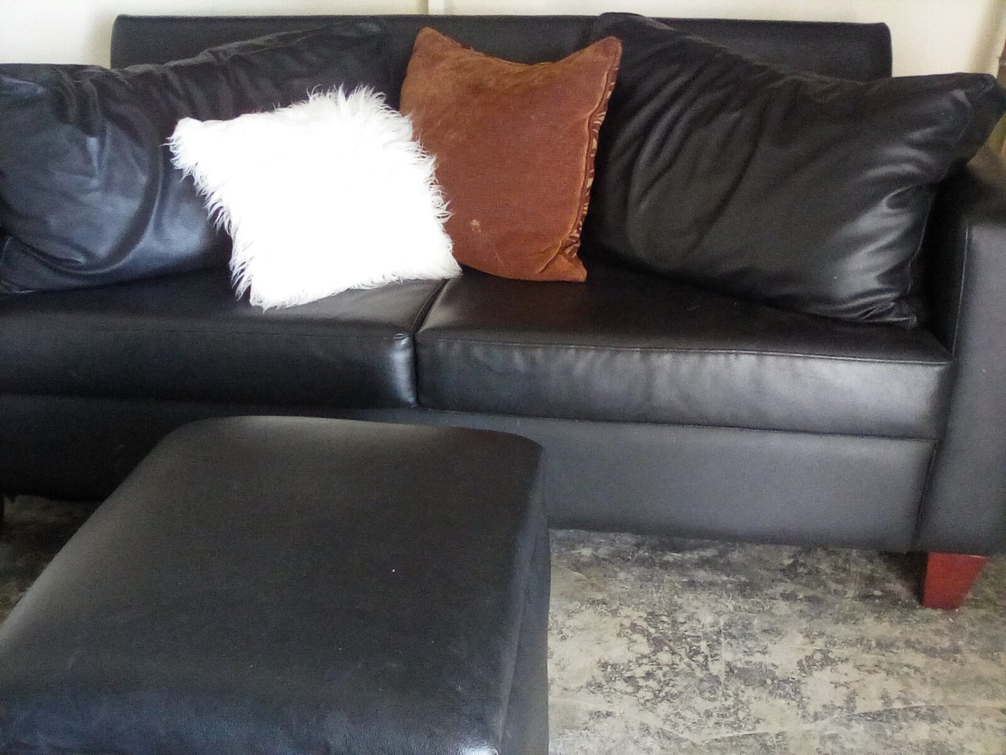 muebles y colchones - Sofa y ottoman. Modernos