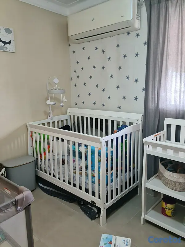 muebles - Cuna/cama más cambiador para bebé  10