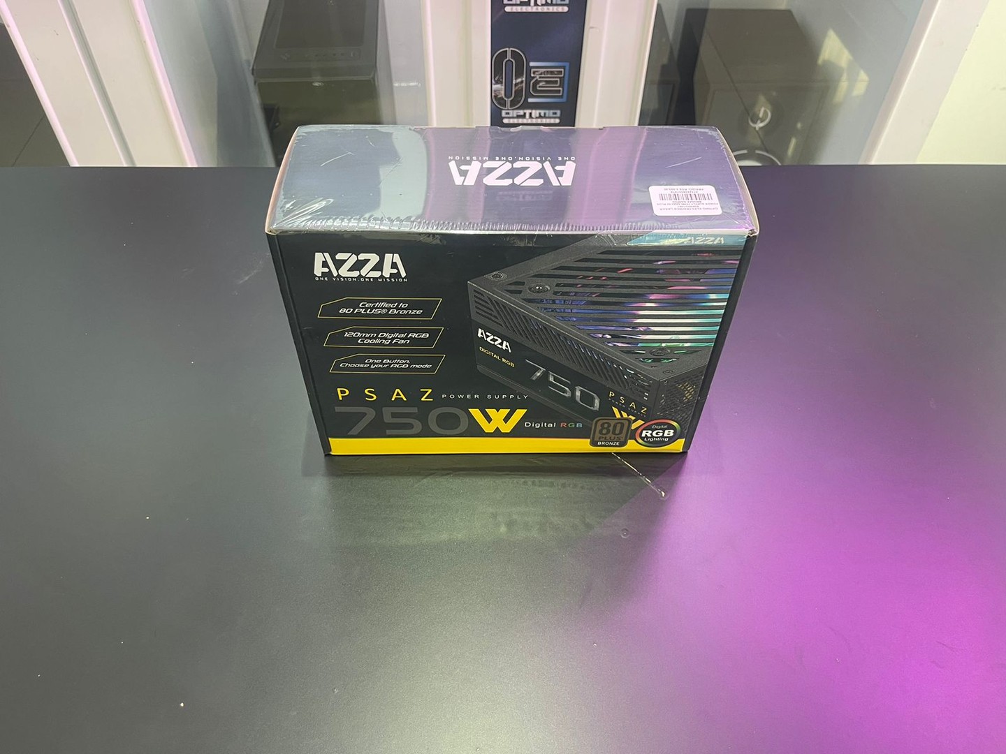 computadoras y laptops - Power Supply Azza 80 Plus Bronze 750W RGB ATX