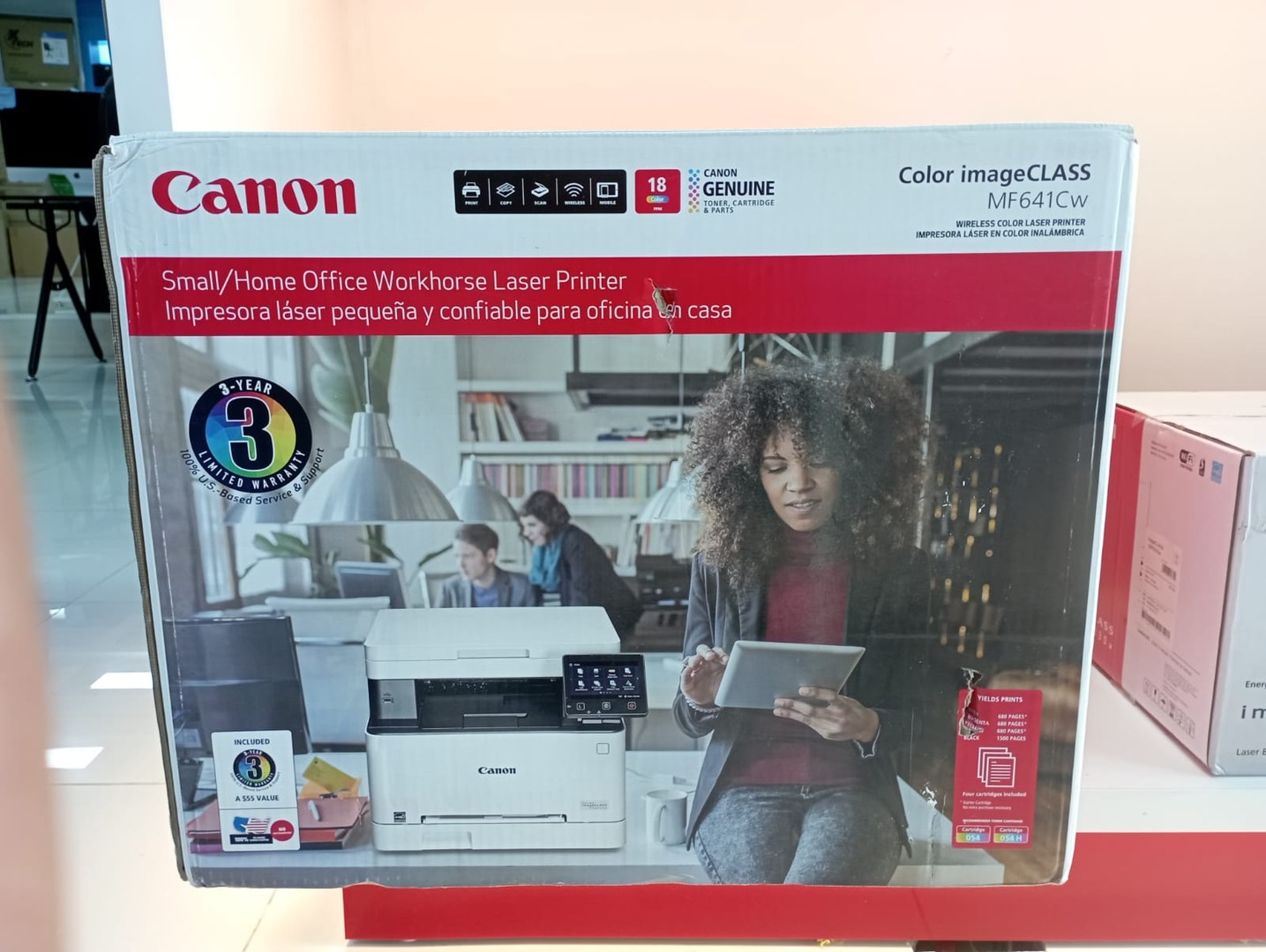 Impresora Canon Laser color imagenclass MF641CW multifuncional