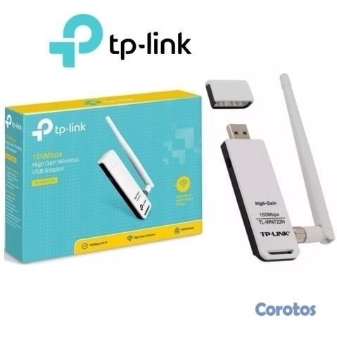 computadoras y laptops - Adaptador USB inalámbrico de alta ganancia de 150M