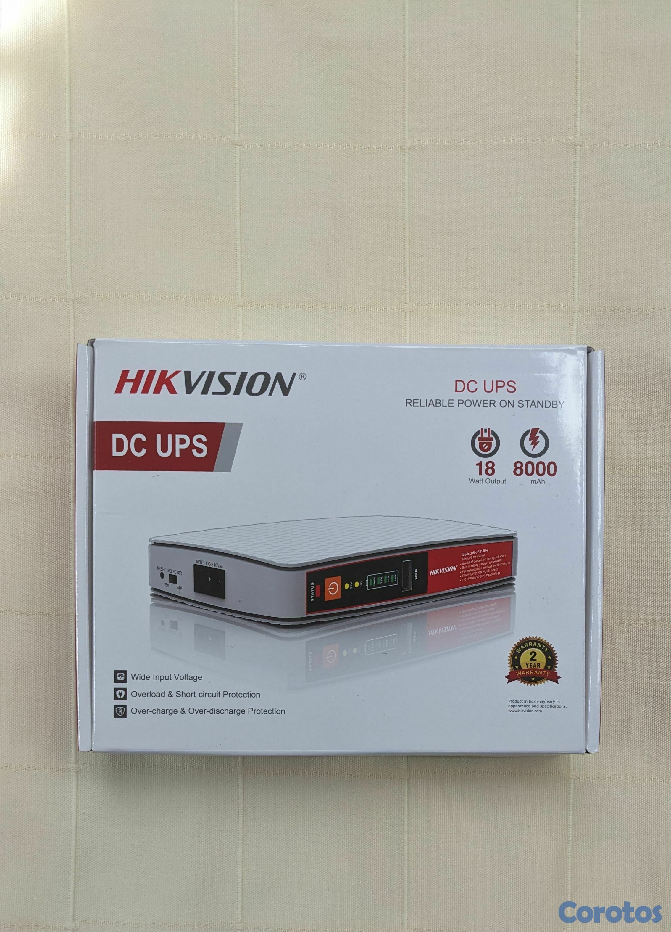 otros electronicos - MINI-UPS ROUTER HIKVISION 1
