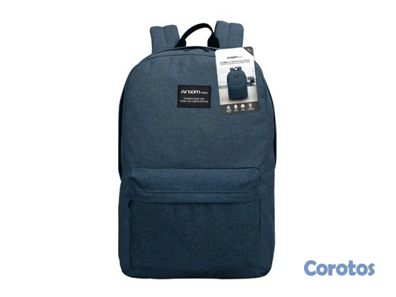 carteras y maletas - BULTO ARGOM MOCHILA STARK 14.1 PULGDAS  COLOR AZUL