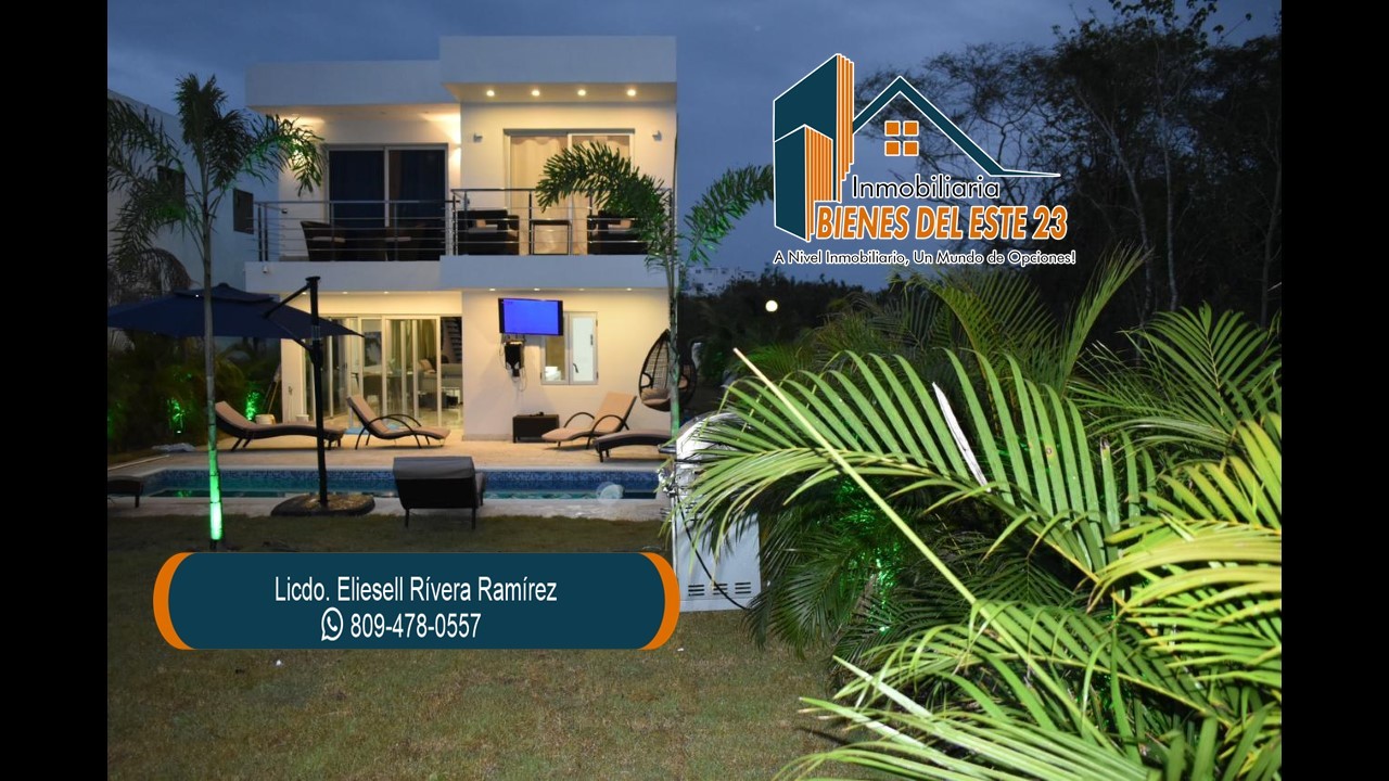 casas vacacionales y villas - Vendo Esta Belleza de Villa en playa Nueva Romana