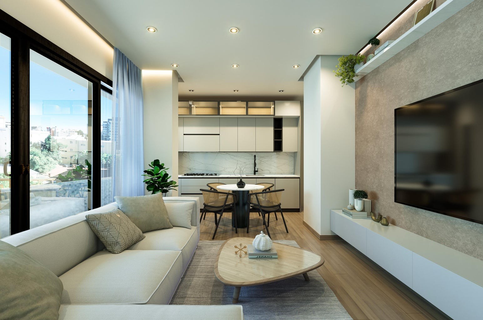 apartamentos - Nuevo Proyecto Naco apartamentos de una y dos Habitaciones con linea blanca 1