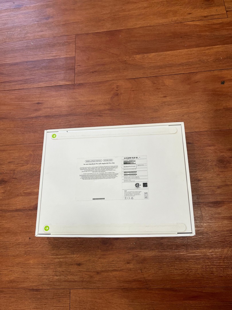 computadoras y laptops - MACBOOK PRO 2023 CHIP M2 PRO 14-INCH/512GB SSD/16GB RAM/SPACE GRAY NUEVA-SELLADA 1